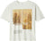 Brixton T-shirt à coupe garçonne surdimensionnée Rocky Mountain - Femme - Off White