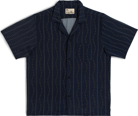 Bather Chemise Oxford Tidal Current Camp - Homme