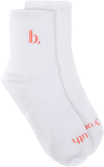 B Halfmoon Chaussettes mi-mollet agrippante - Unisexe