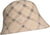 Canadian Hat Camiyah - Chapeau cloche à motif jacquard écossais - Femme - Beige