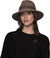 Canadian Hat FERLAND E — CHAPEAU FEDORA SOUPLE AVEC CACHE-OREILLES - Femme - Coffee