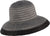 Canadian Hat Chapeau cloche grand en ruban avec raphia Cuccia - Femme - Black