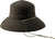Canadian Hat Chapeau cloche grand à dessus plat avec cordon Caroline - Unisexe - Black