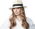 Canadian Hat Fedora grand avec bordure Franco - Unisexe - Beige