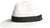 Canadian Hat Fedora grand avec bordure Franco - Unisexe - White