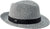 Canadian Hat Fedora trilby avec ruban gros-grain Fulie - Unisexe - Blue Mix