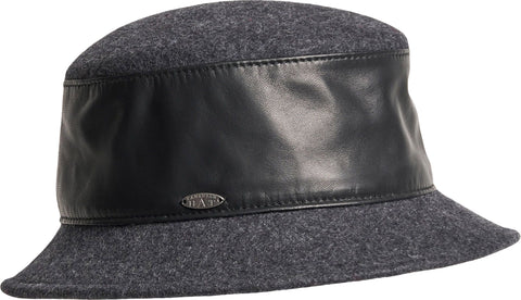 Canadian Hat ORWEL-P ORMOS BONNET PLISSÉ AVEC POMPON EN FOURRURE RECYCLÉE - Femme