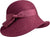 Canadian Hat BALLIC CHAPEAU SEAU PLIABLE EN CUIR - Femme - Bordeaux - Mix
