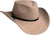 Canadian Hat Flint P - Chapeau de cowboy pliable - Unisexe - Taupe