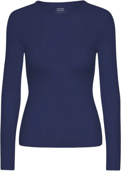 Colorful Standard T-shirt à manches longues Organic Rib - Femme