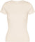 Colorful Standard T-shirt côtelé à manches courtes  - Femme - Ivory White