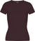 Colorful Standard T-shirt côtelé à manches courtes  - Femme - Oxblood Red
