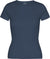 Colorful Standard T-shirt côtelé à manches courtes  - Femme - Petrol Blue