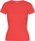 Colorful Standard T-shirt côtelé à manches courtes  - Femme - Red Tangerine