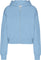 Colorful Standard Chandail à capuchon écourté à glissière Organic - Femme - Seaside Blue