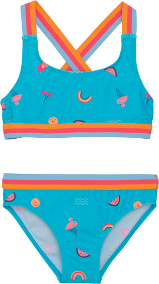 Color Kids Bikini à bretelles contrastées - Fille