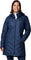 Columbia Manteau long à capuchon Heavenly - Femme - Collegiate Navy