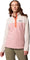 Columbia Chandail en molleton à demi-pression Benton Springs II - Femme - Eraser Pink - Dark Stone - Tuscan