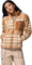 Columbia Chandail en molleton à glissière un quart West Bend -Femme - Camel Brown Herringplaid