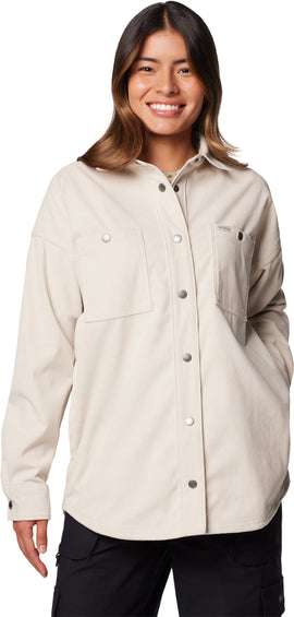 Columbia Manteau-chemise en velours côtelé Blue Point Creek - Femme