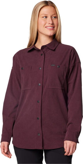 Columbia Manteau-chemise en velours côtelé Blue Point Creek - Femme