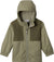 Columbia Manteau doublé en molleton Rainy Trails II - Jeune - Safari - Stone Green Slub