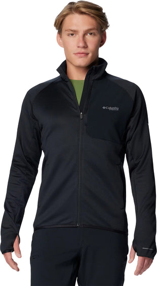 Columbia Manteau à glissière pleine longueur en molleton à carreaux Triple Canyon II - Homme