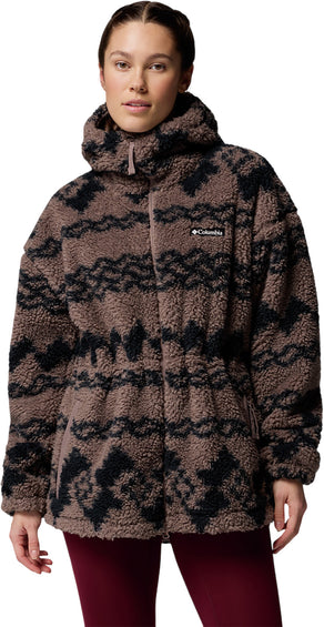 Columbia Manteau à capuchon et glissière pleine longueur Rare Escape - Femme