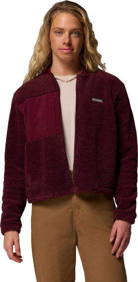 Columbia Manteau aviateur en molleton à glissière pleine longueur Stellar Path - Femme