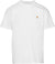 Carhartt Work In Progress T-shirt à manches courtes Chase - Homme - White - Gold