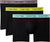 Calvin Klein Boxeurs longs Micro Stretch Paquet de 3 - Homme - Black Bodies - Beau Blue - Foggy Mauve - Kewl Lime Waistband