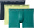 Calvin Klein Boxeurs longs Micro Stretch Paquet de 3 - Homme - Ink - Pale Lime Yellow - Lively Teal