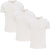 Calvin Klein T-shirt à col rond et manches courtes en coton extensible - Lot de 3 - Homme - White