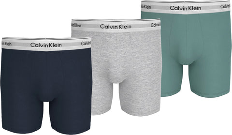 Calvin Klein Boxeurs longs paquet de 3 Icon Cotton Stretch - Homme