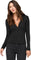 Duer Chemise ajustée à manches longues en coton pima côtelé - Femme - Black