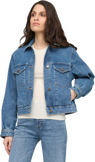 Duer Manteau plissé en denim de poids moyen - Femme