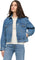 Duer Manteau plissé en denim de poids moyen - Femme - Vintage Wash