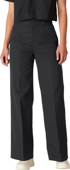 Dickies Pantalon de travail à jambe large coupe régulière - Femme