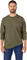 Dickies T-shirt épais chiné avec poche à manches longues - Homme - Military Green Single Dye Heat
