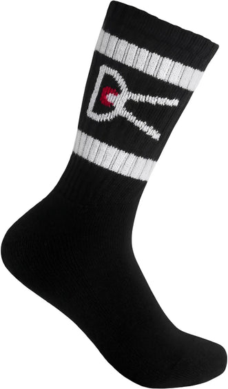 District Vision Chaussettes en coton USA - Paquet de 2 - Unisexe