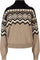 Dale of Norway Chandail Randaberg - Femme - Brownmel - Black - Offwhite