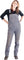 Dovetail Workwear Salopette grise extensible en toile Freshley - Femme - Dark Grey Canvas