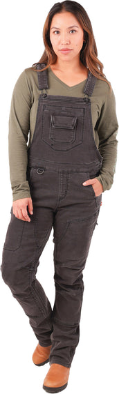 Dovetail Workwear SALOPETTE FRESHLEY HOTSWAP STRETCH DENIM À RABAT - Femme