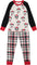 Deux par Deux Pyjama deux pièces en coton biologique avec imprimé chiens de Noël - Bébé Garçon - Oatmeal Mix Christmas Dog Print