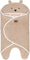Deux par Deux Couverture enveloppante - Bébé - Brown Teddy Bear