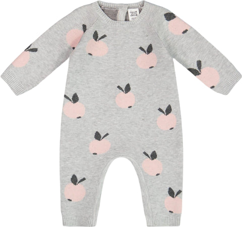 Deux par Deux Combinaison en tricot jacquard - Bébé fille