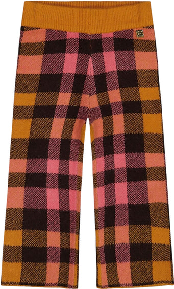 Deux par Deux Pantalon 7/8 à jambe large à carreaux - Grande fille