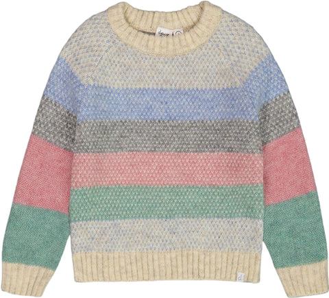 Deux par Deux Chandail à rayures horizontales - Grand enfant