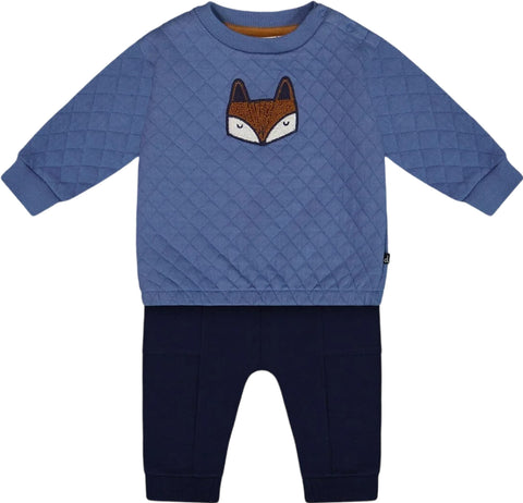 Deux par Deux Ensemble sweat matelassé et pantalon en molleton - Bébé garçon