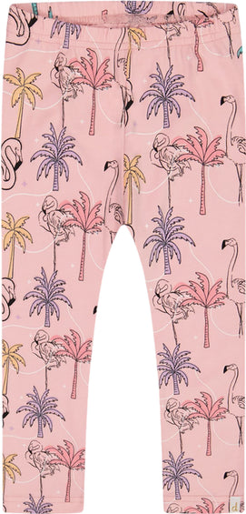 Deux par Deux Legging capri imprimé en coton biologique - Petite fille